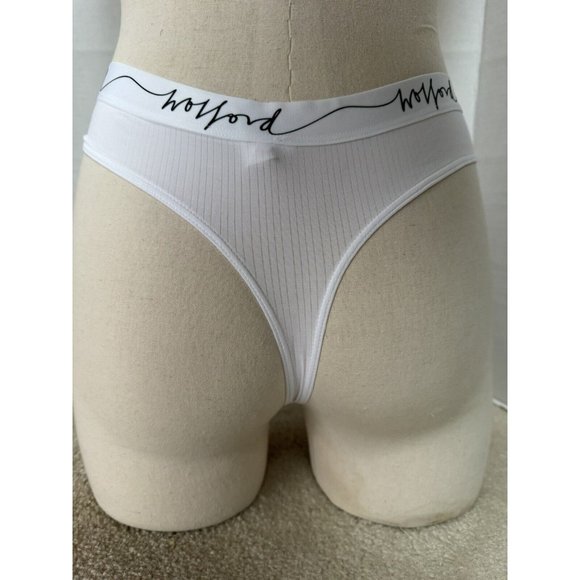 Wolford Beauty Cotton String Thong Size: Small Color: Pearl 61405 - 05 - Picture 3 of 3
